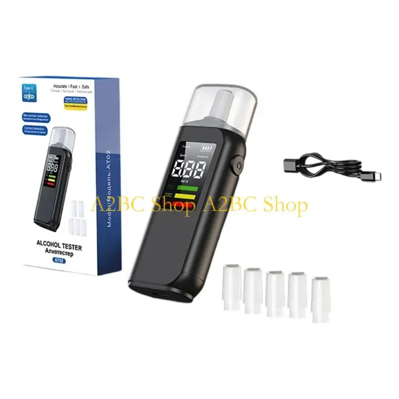 A2BC Breathalyzer Professional-Grades Accuracy Portable Breath Alcohols Tester for Personal & Professional Use