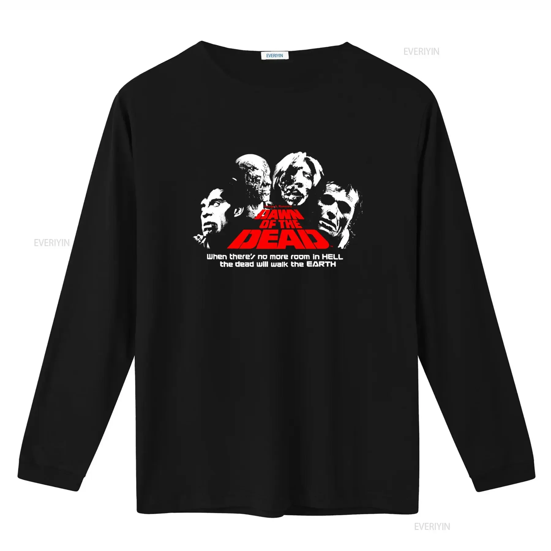 Vintage 2000's Zombie Movie Dawn Of The Dead Film Promo George A Romero T Shirt vintage Washed Stretched Comfortable Casual