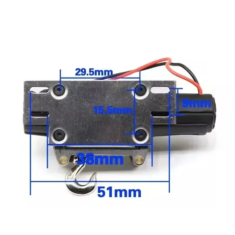 MN modelo 1/10 MN999 Wrangler TRX4 SCX10 90046 90047 RC piezas de modificación de Metal de coche mejora parachoques delantero se puede instalar cabrestante