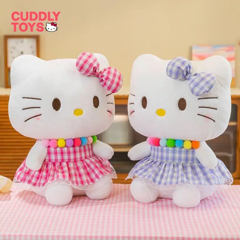 

Hello Kitty Plush Doll Toys Cute Sanrio Movie Peluche Dolls Soft Stuffed Kawaii Hello Kitty Pillow Home Decor Girls Gifts 30Cm