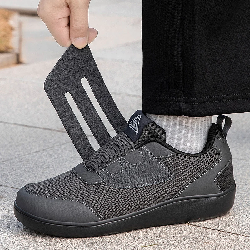 Men's Diabetic Shoes Wide Toe for Elderly Men Women Orthopedics Swollen Feet Adjustable Casual Sneakers Walking Foot Pain Relief
