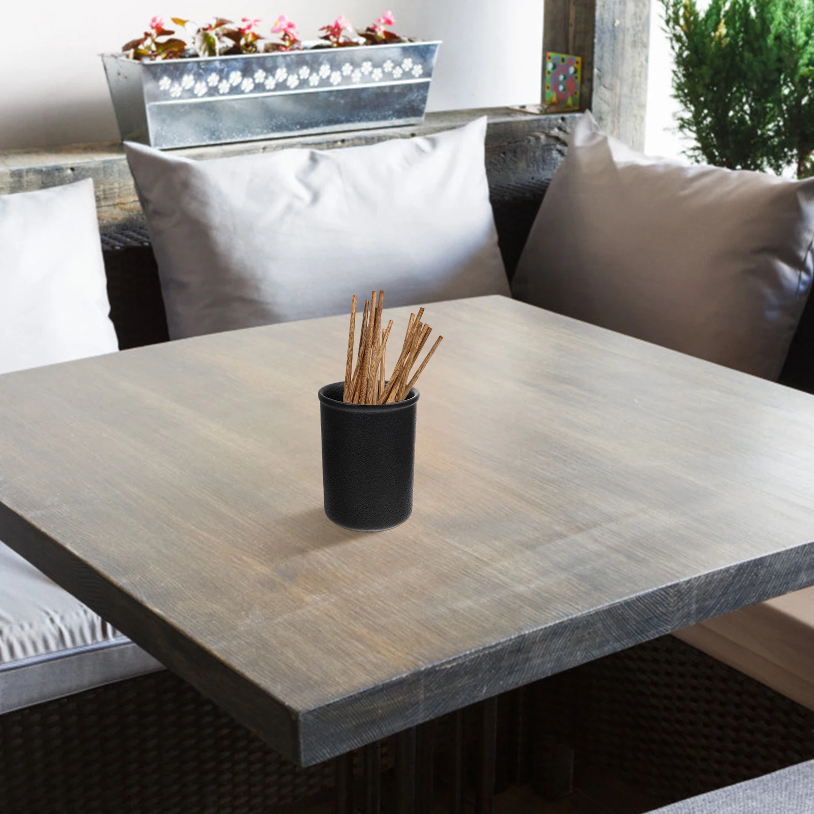 

Ceramic Chopstick Holder Sturdy Utensil Jar Kitchen Organizer Chopstick Bucket Multipurpose Cutlery Container Scratch Resistant