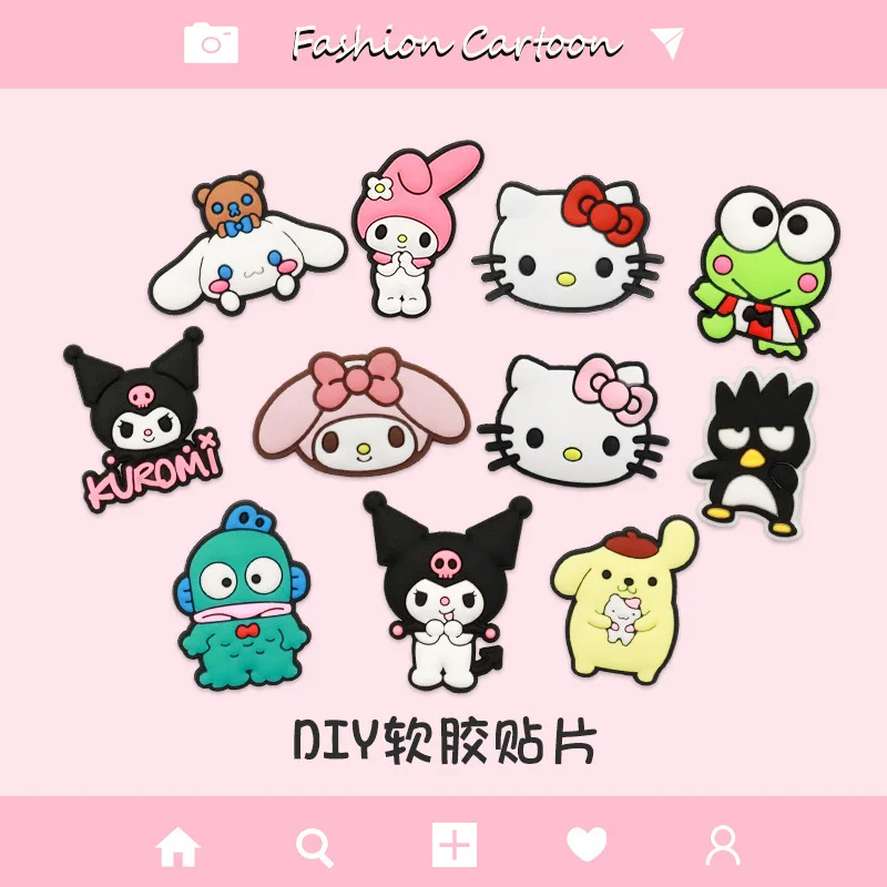 Mesuca Penguin Frog Cartoon Series Shoe Charms For Slides Sandals,PVC Shoe Decorations Accessories For Christmas Birthday Gift