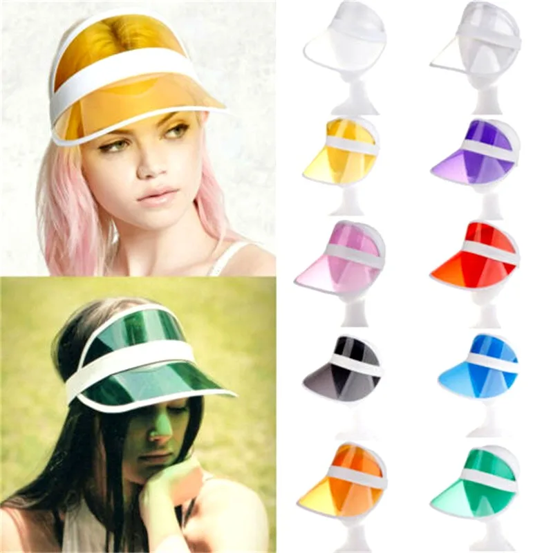 Unisex Sunshade Baseball Cap Trendy Transparent Plastic Cap Empty Top Cap Fashionable Casual Sports Cap Summer Sun Protection