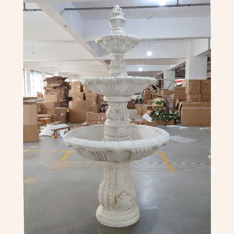Large Roman Column Fountain Background Indoor and Garden Decorative Fountain
