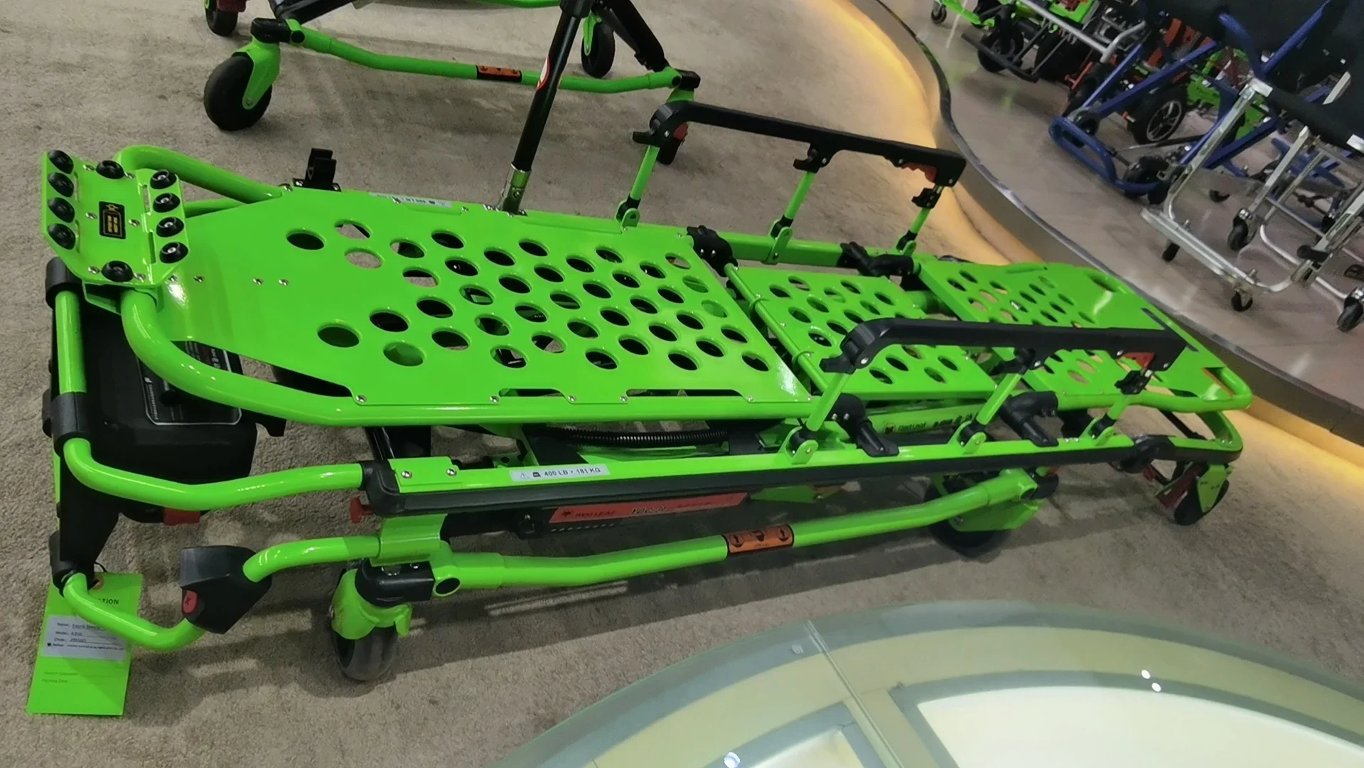 MT Hospital Emergency  Automatic electric Loading Ambulance Stretcher Medical Rescue First Aid hospital emergency Trolley