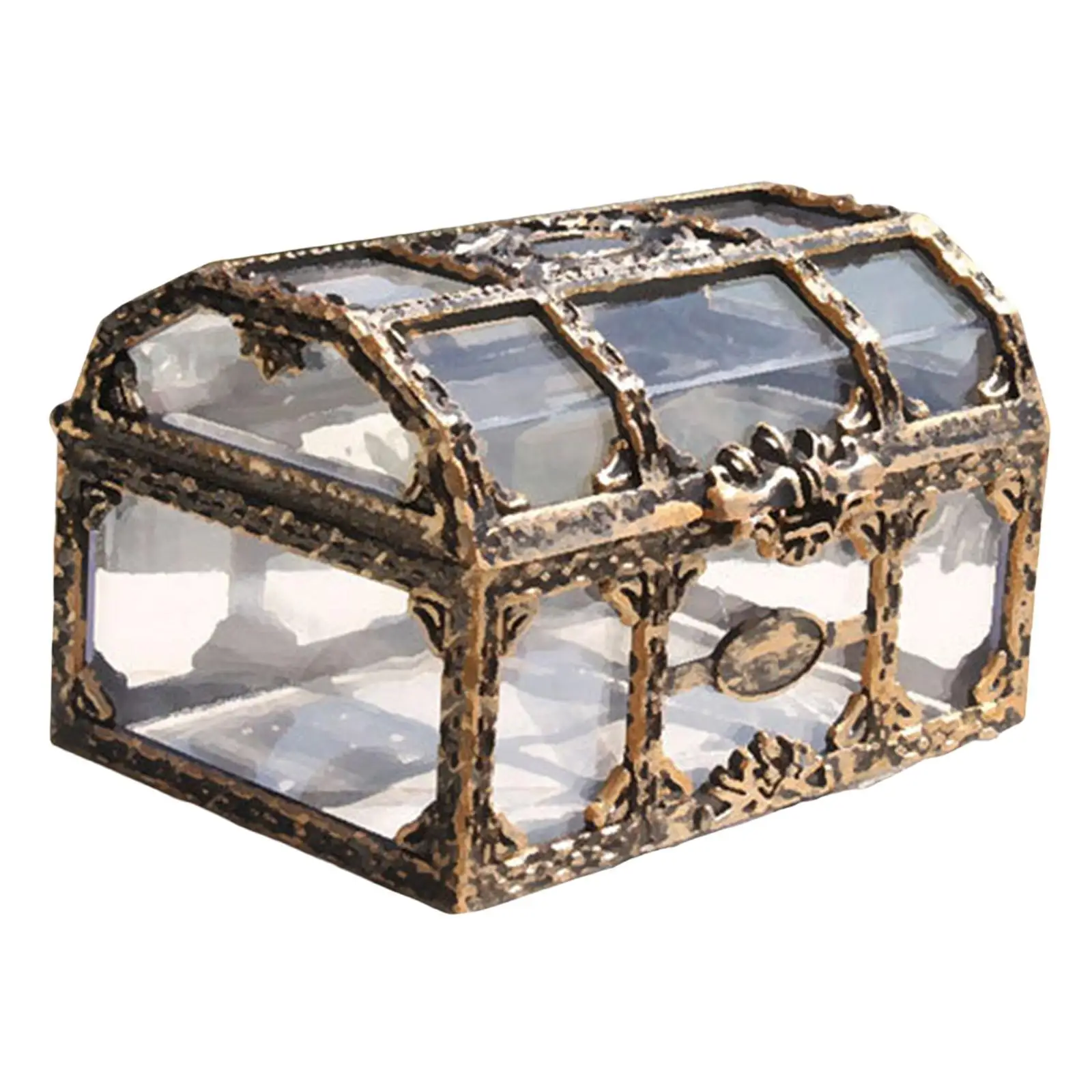 Transparent Pirate Piggy Keepsake Box Candy es Jewelry Storage Chest for Party Favors Home Decoration Photo Props