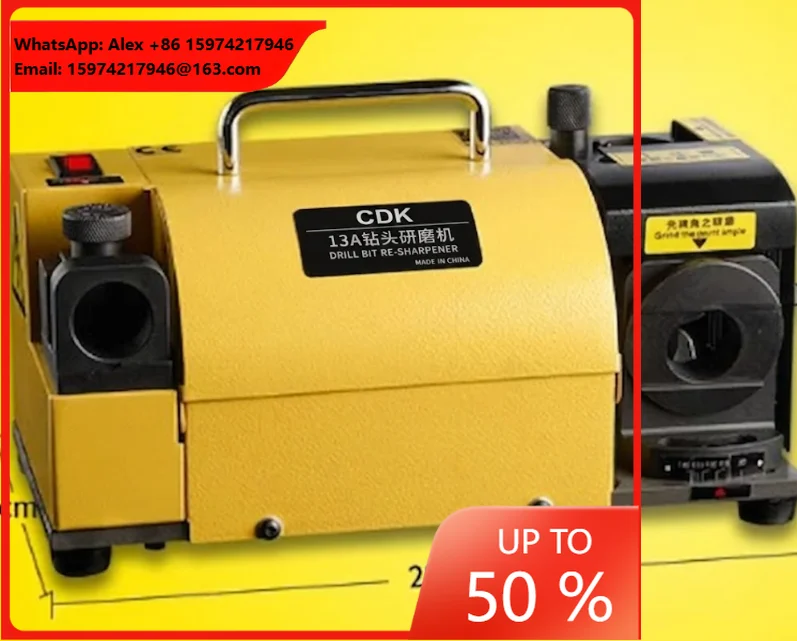 3-20mm Portable Industrial Drill Bit Grinder Drill Bit Sharpener With CBN Wheel