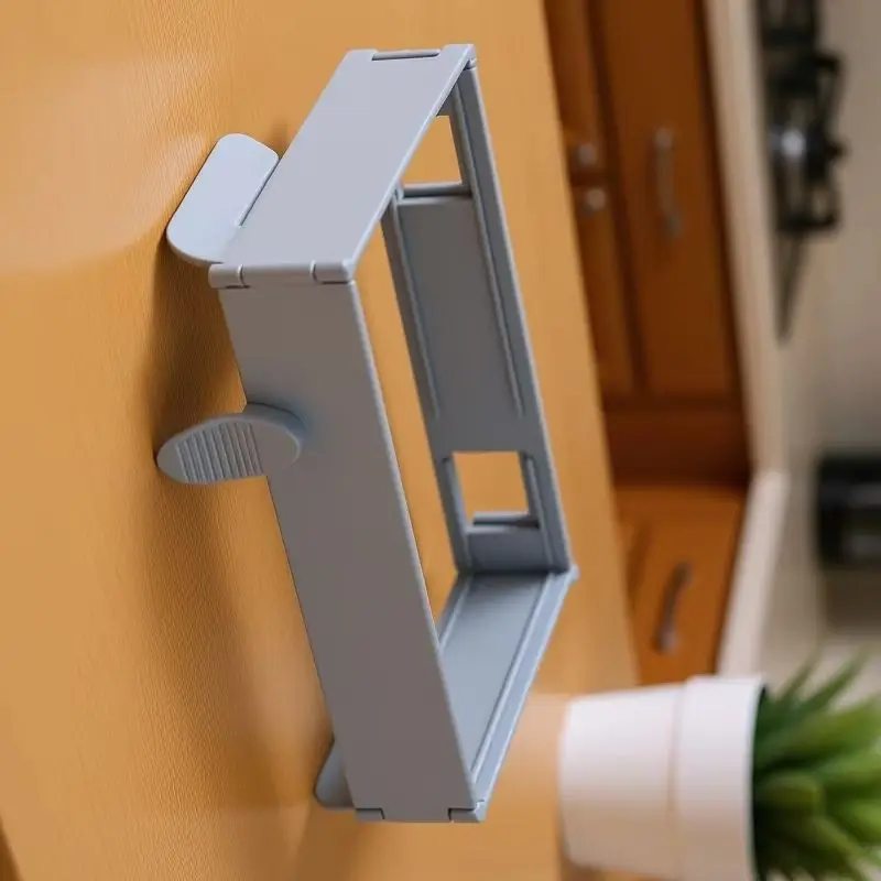 Foldable Garbage Bag Hanging Rack Hanging Trash Bag Holder Home Kitchen Bathroom Portable Storage Rack