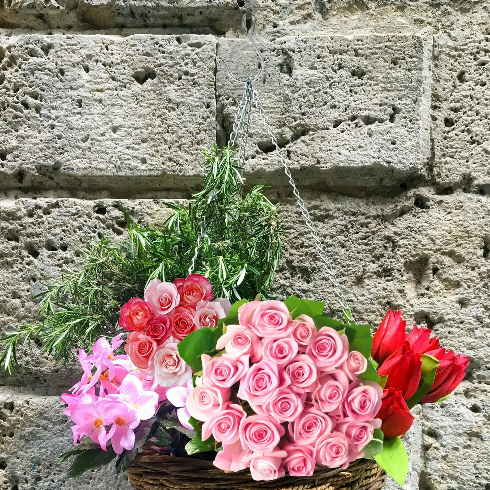 

72Pcs S Shaped Metal Hooks Kitchen Storage Holder Hanging Organizer for Home Dorm Apartment Hotel Bathroom Closet Garage