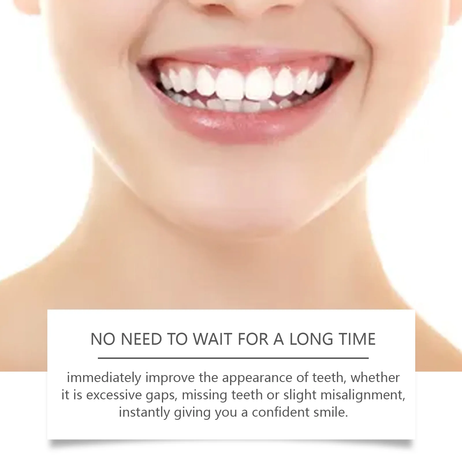 USnap-On Adjustable Dentures – Upper Lower, Repair Broken, Reduce Tooth Gaps CK848
