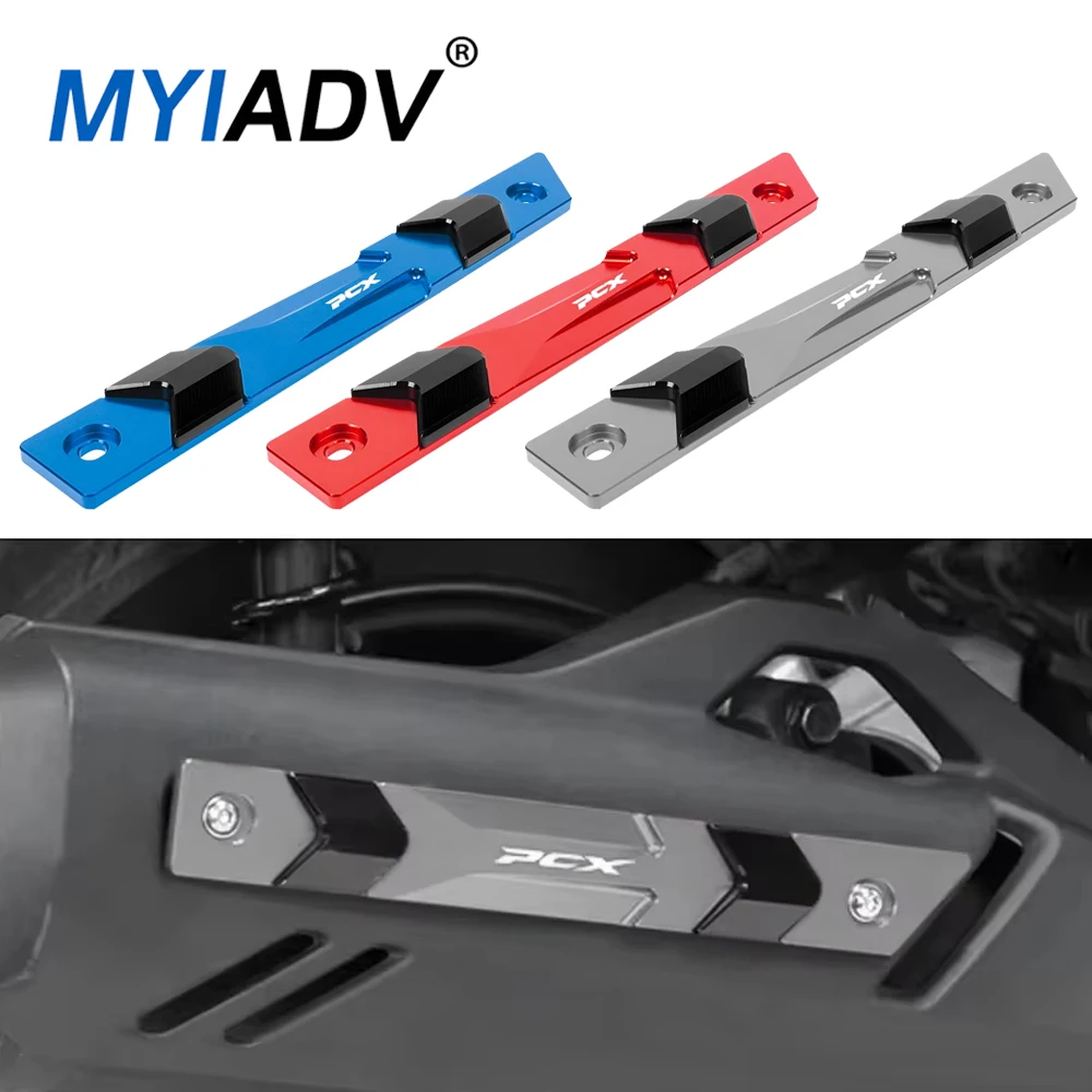 

For Honda PCX160 PCX125 PCX 125 160 2020-2024 Motorcycle Exhaust Pipe Decorative Strip Tirm Anti-Collision Protector Accessories