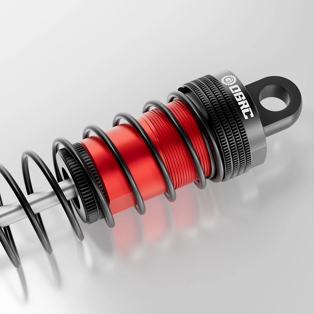 OGRC 알루미늄 오일 쇼크 업소버 2.5mm 및 3mm 홀 1/14 1/12 Wltoys 124008 144001용 1/14 1/16 MJX 14301 14302 16207용