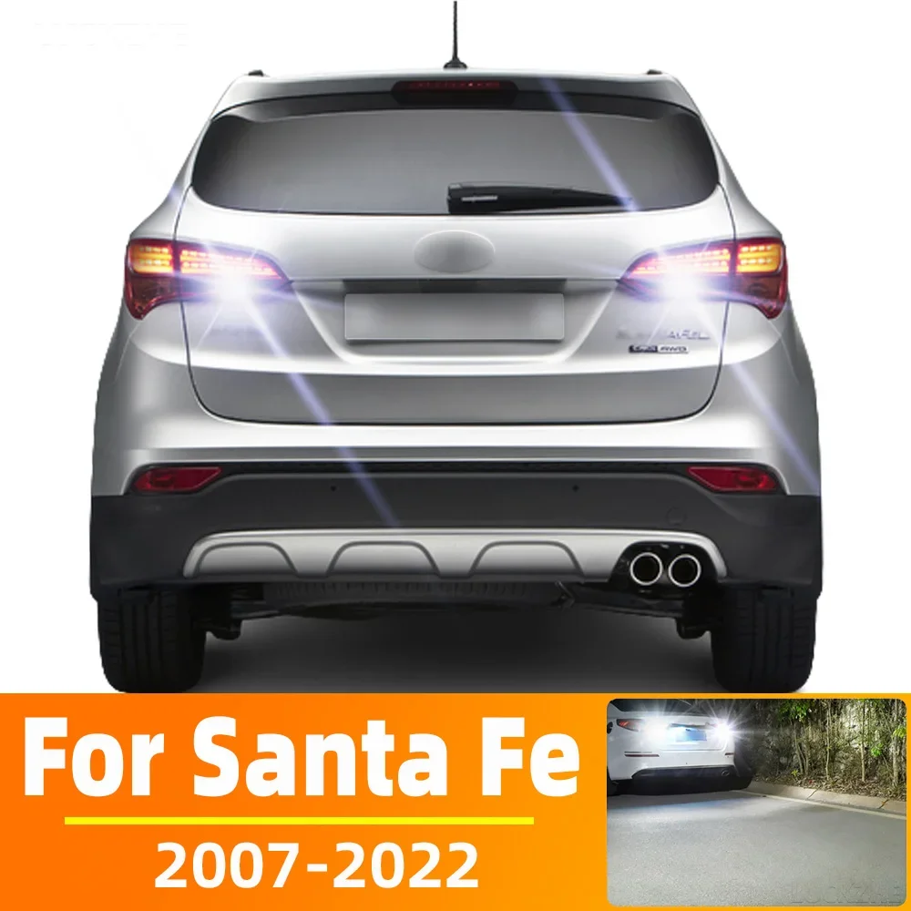 2Pcs For Hyundai Santa Fe 2007-2015 2016 2017 2018 2019 2020 2021 2022 LED Backup Back Up Reverse Light Bulb White Error Free