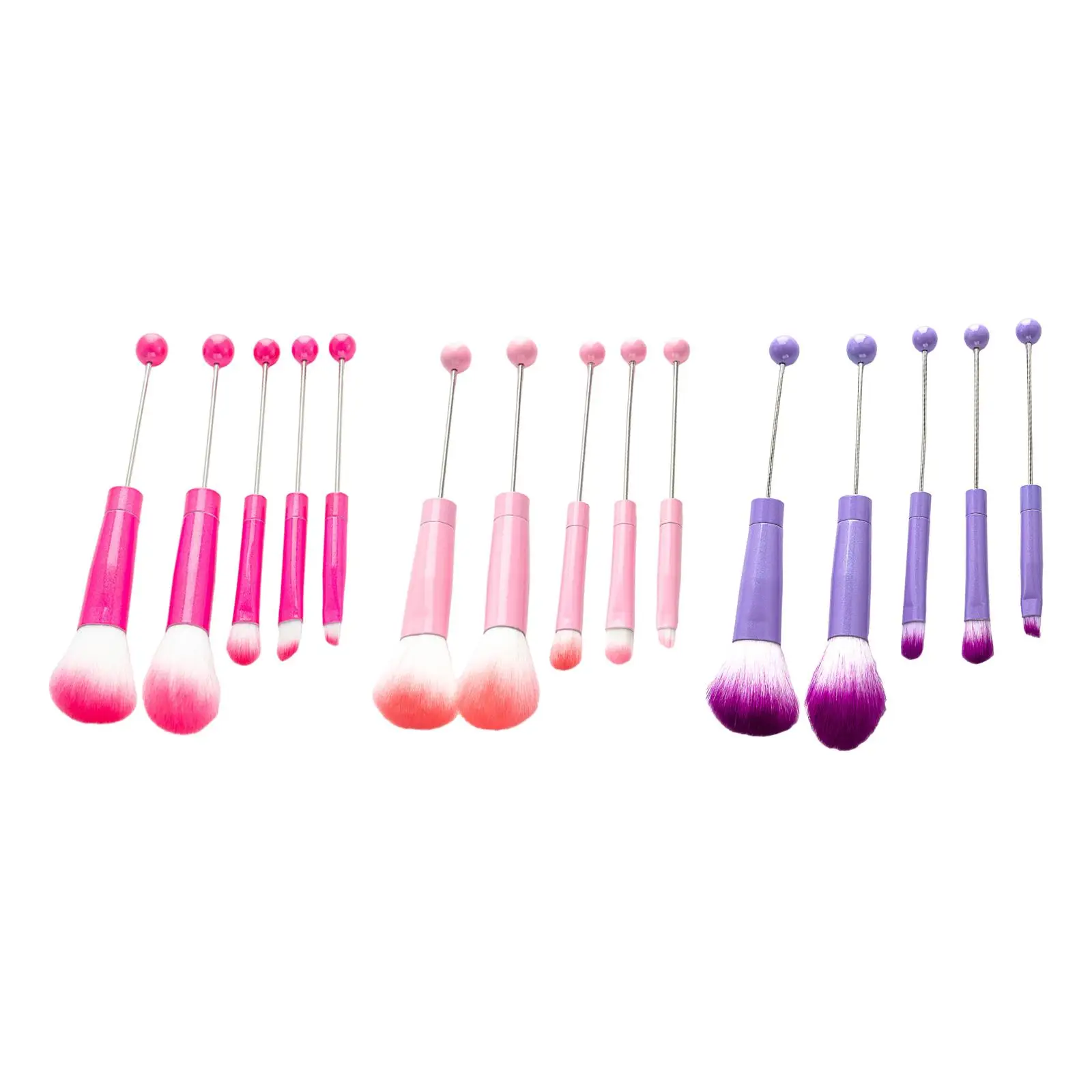Ensemble de 5 pinceaux de maquillage, outil de pinceaux de maquillage, pinceaux cosmétiques multifonctionnels de qualité supérieure pour sourcils, cadeau pour petite amie, pour femmes