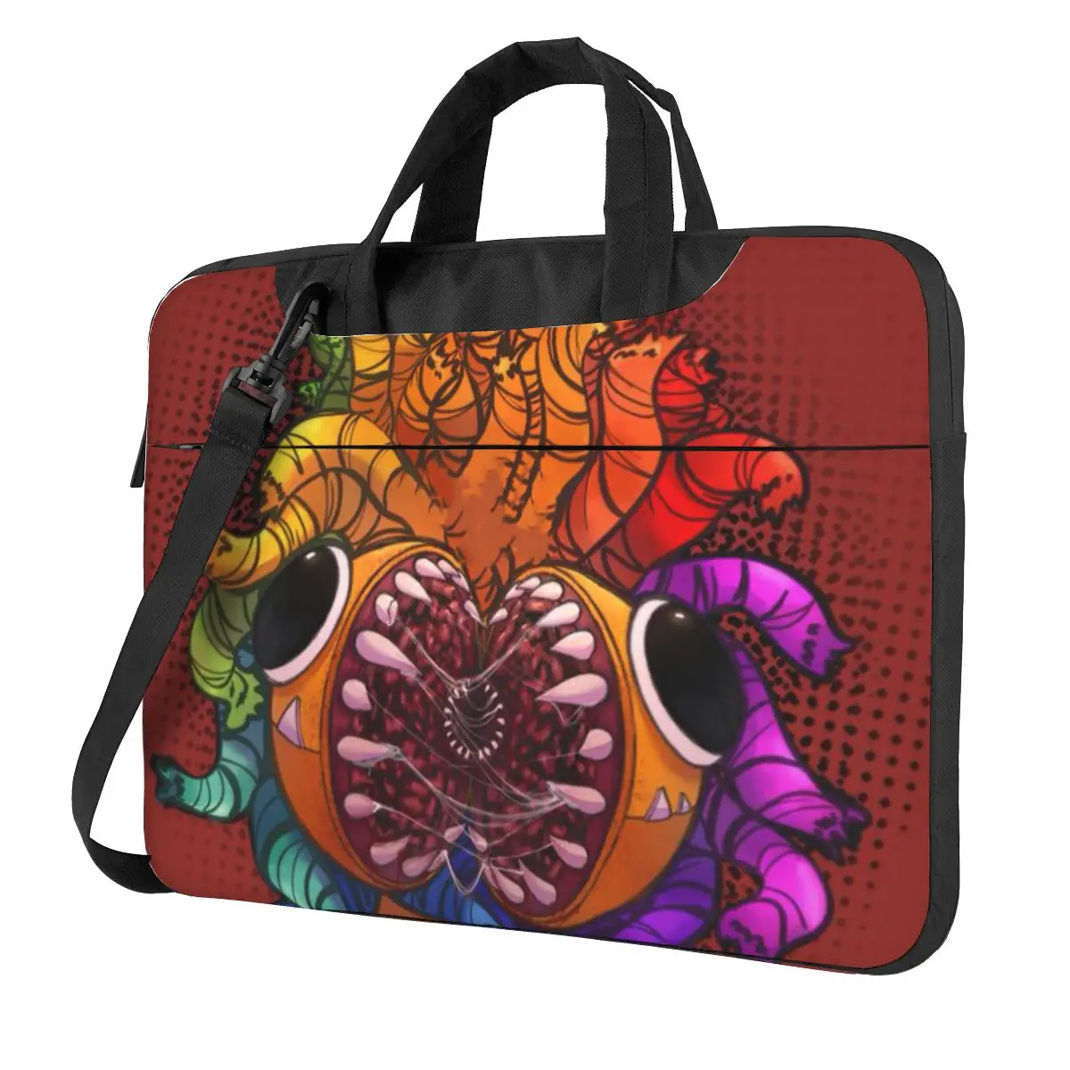Funny Yarnaby Plush Critters Crossbody Laptop Bag Case Computer Bag Resistant Protective Notebook Pouch for Macbook Pro Lenovo