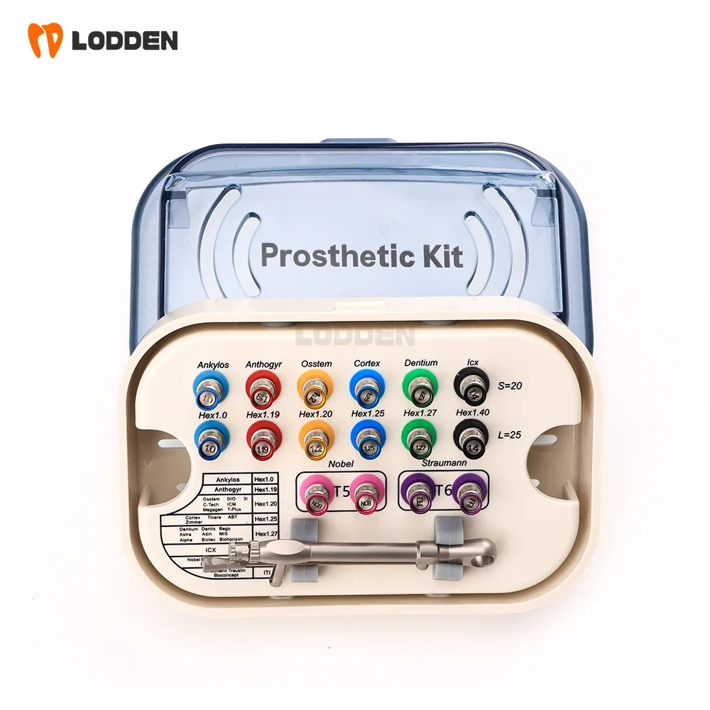 HH Lab Screwdriver Tools Labs Implants Torque Wrench Ratchet Dental Lab High Quality with Drivers Wrench Kit 10-70NCM