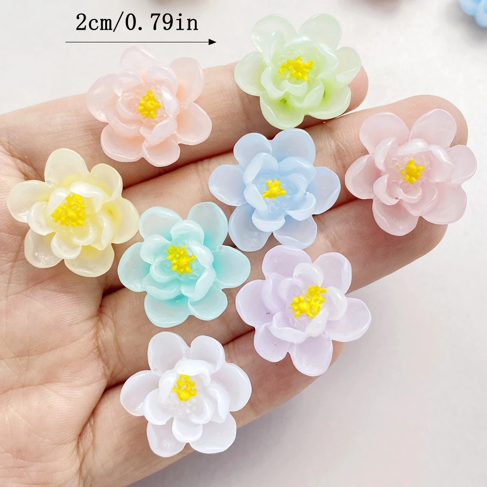 10Pcs New Cute Cartoon Flower – Flower Preservation Resin recenzja i cena