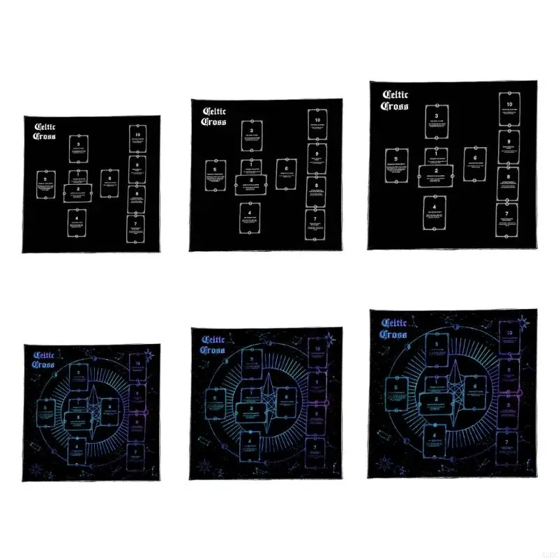 

Чтение карта Астрология скатерть алтари тканевые квадратные дивнации карты табличная ткань колдовство