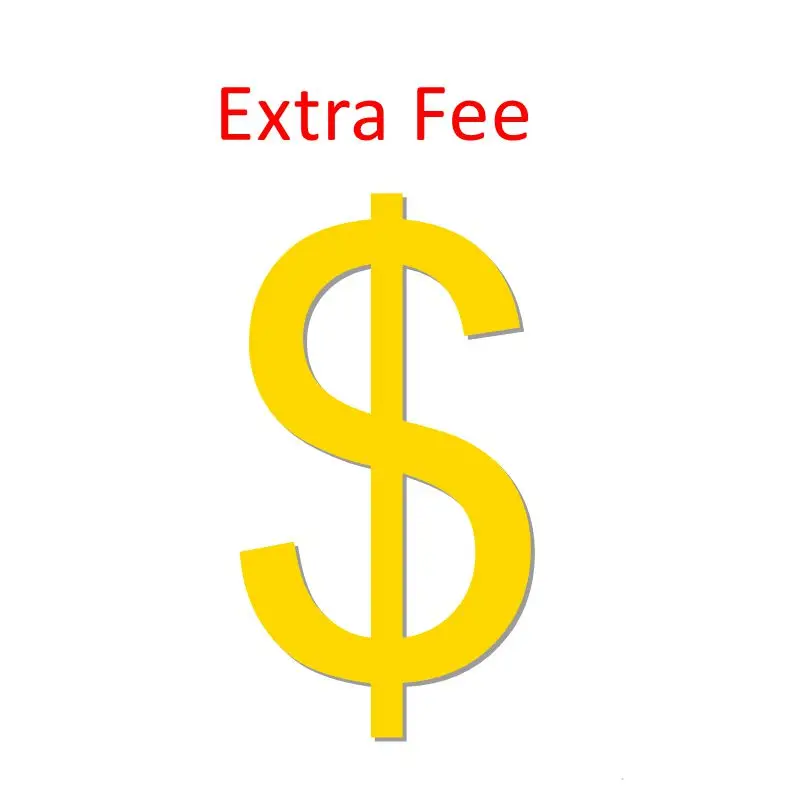 

Extra Fee for Shipping Charge, Package, Product Customization and more