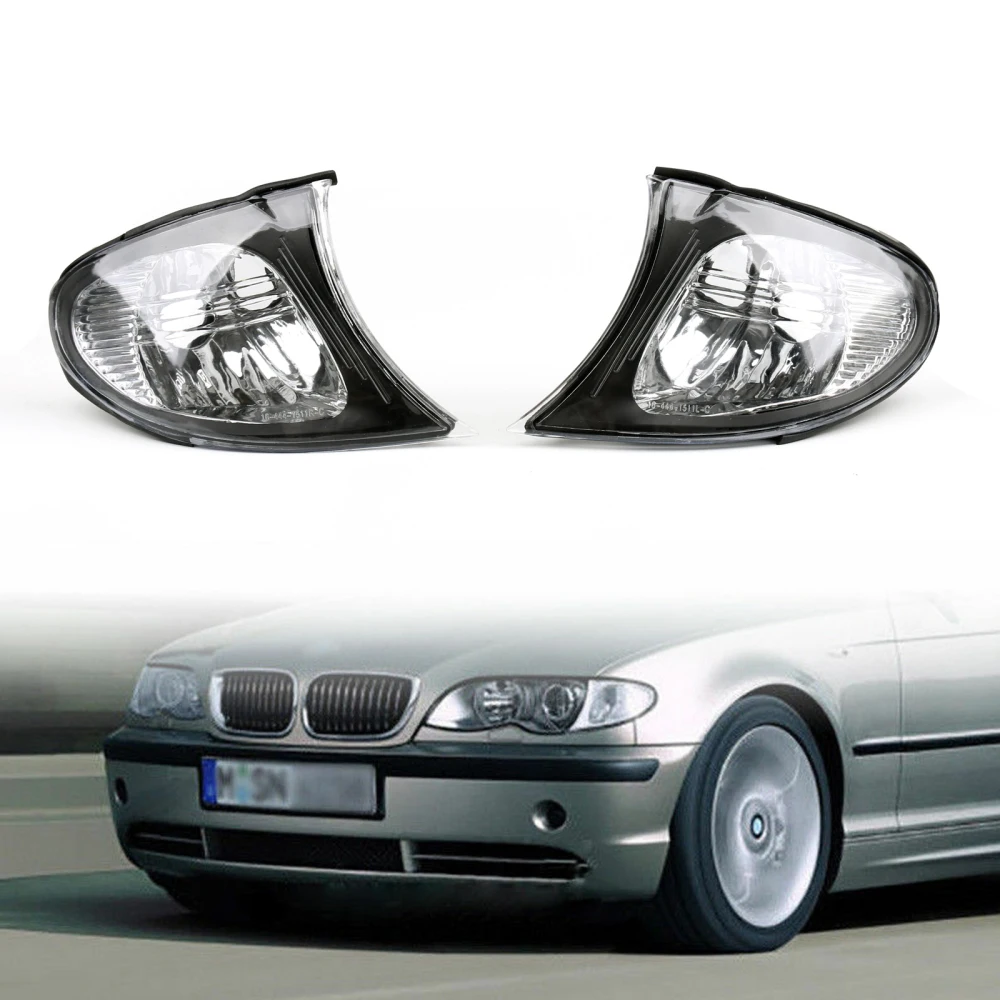 forareyourshop-luci-angolari-trasparente-con-finiture-fume-per-bmw-e46-serie-3-4-porte-2002-2003-2004-2005