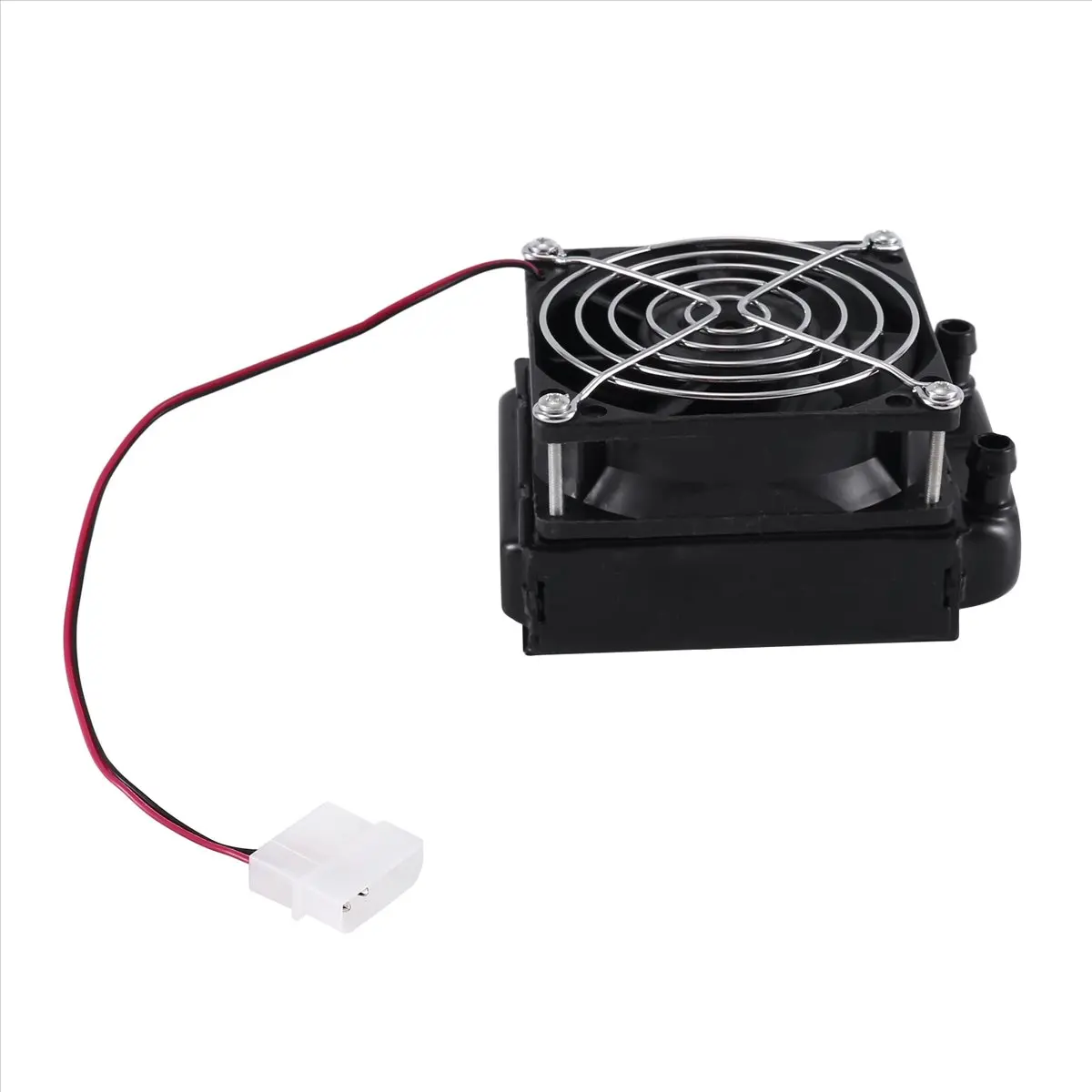 【Home-Accessories】1Pcs Aluminum 80mm Water Cooling Cooler Computer Radiator with Fan for CPU PC Water Cooling System, Straight