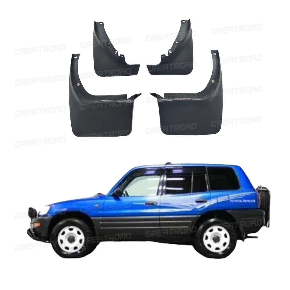 For Toyota RAV4 1995-2000 1996 1997 1998 1999  Fender Mudflaps Splash Guards  Mudguards Mud Flaps car Access