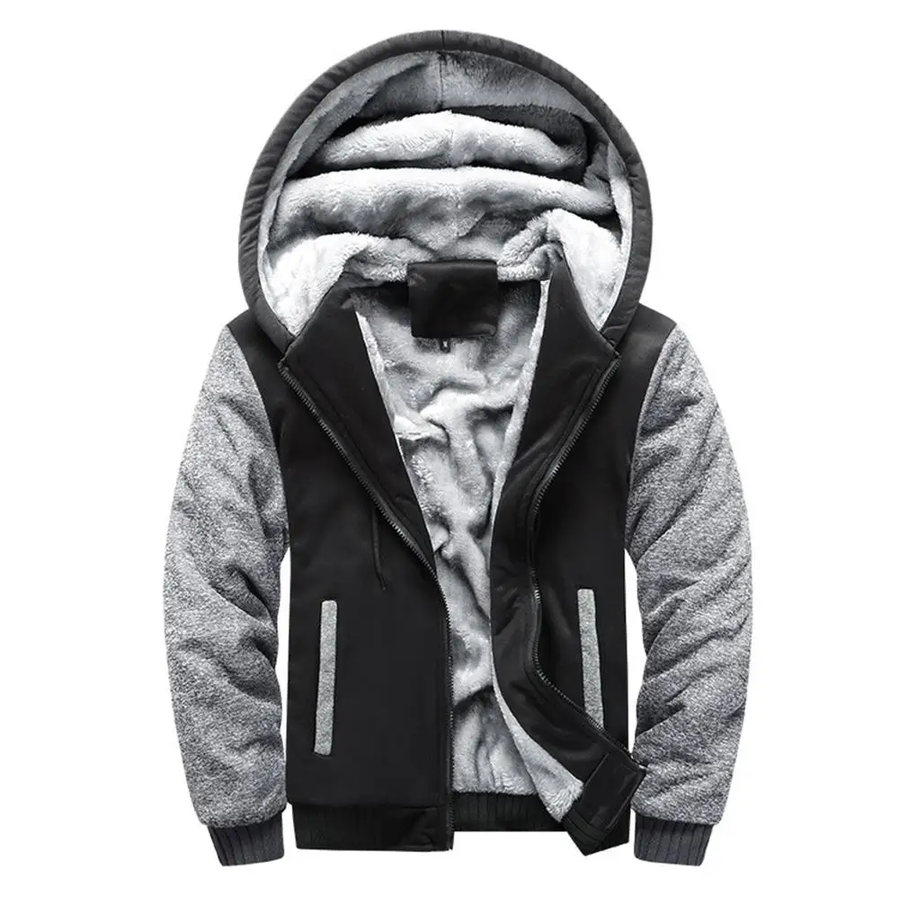 Männer Winter Jacke Camouflage Verdicken Jacken Mit Kapuze Fleece Langarm Unten Jacke Mann Casual Streetwear männer Kleidung – Detail 15