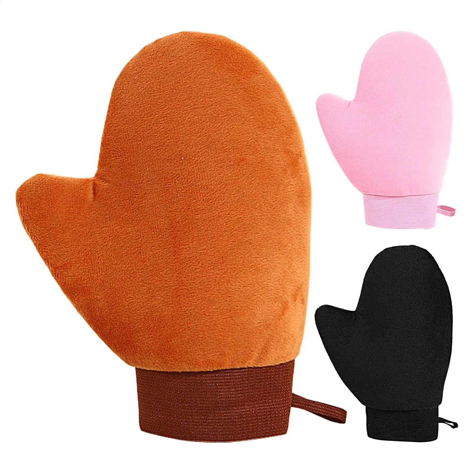 Self Tan Mitt Washable Reusable Beauty Tools Sunless Tanning Glove for Lotion for Spray Mousse Lotion Outdoor Pool Beach Home