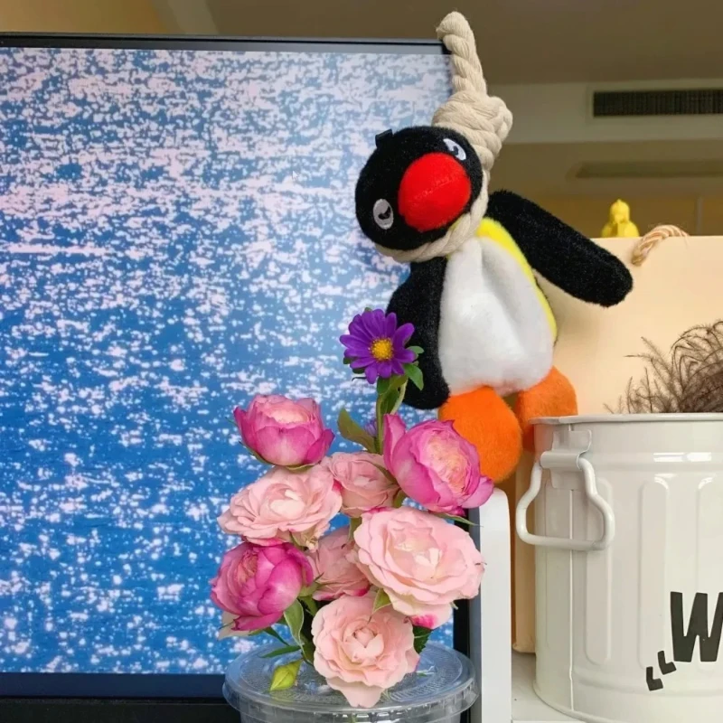 Cute Pingu Plush Keychain, Soft Penguin Toy Pendant for Bags, Backpacks & Keys, Ideal Gift for Fans & Kids view 4