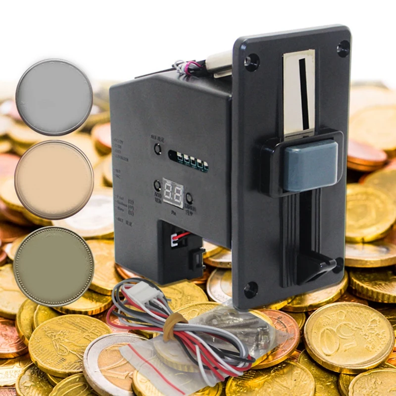 Multi Coin Acceptor Coin Pusher Memory For Vending Machine Arcade Game Ticket Exchange