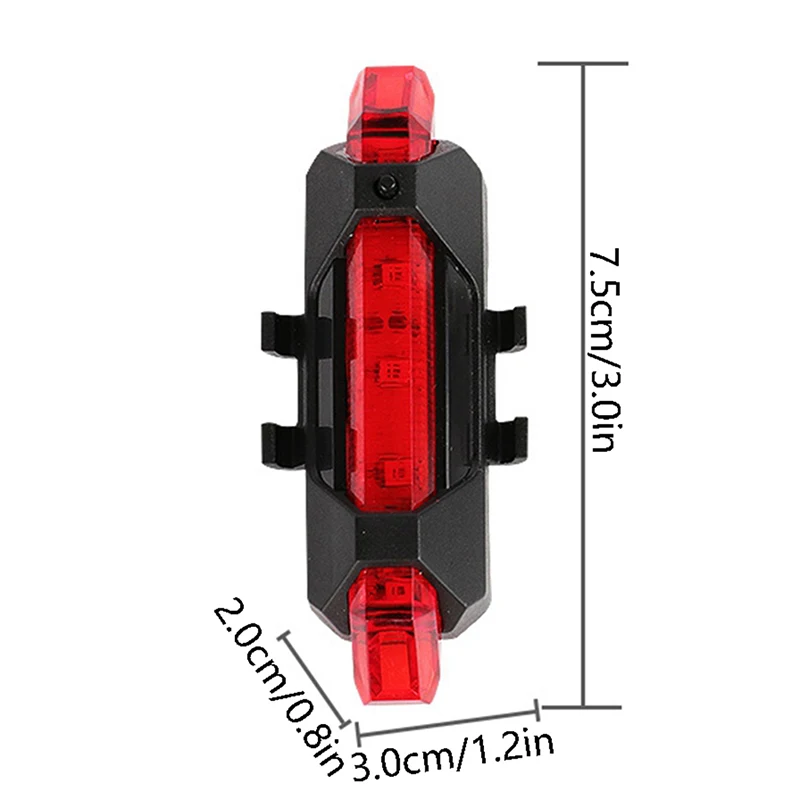 Usb Oplaadbare Waterdichte Mountainbike Lamp Waarschuwing Fietsen Achterlicht Fiets Led Koplamp Achterlicht Voor Elektrische Scooter