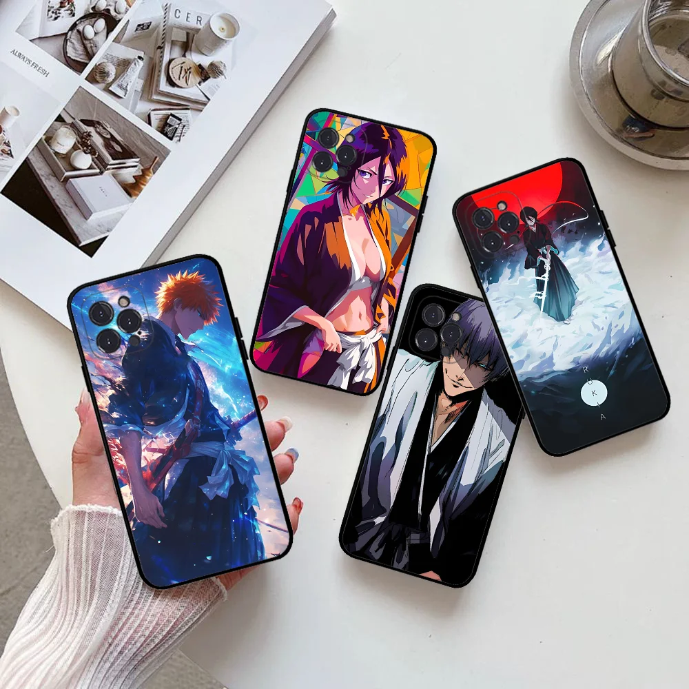 Anime BLEACH Phone Case For IPhone 16 15 14 13 12 Mini 11 Pro XS Max X XR SE 6 7 8 Plus Soft Silicone Cover