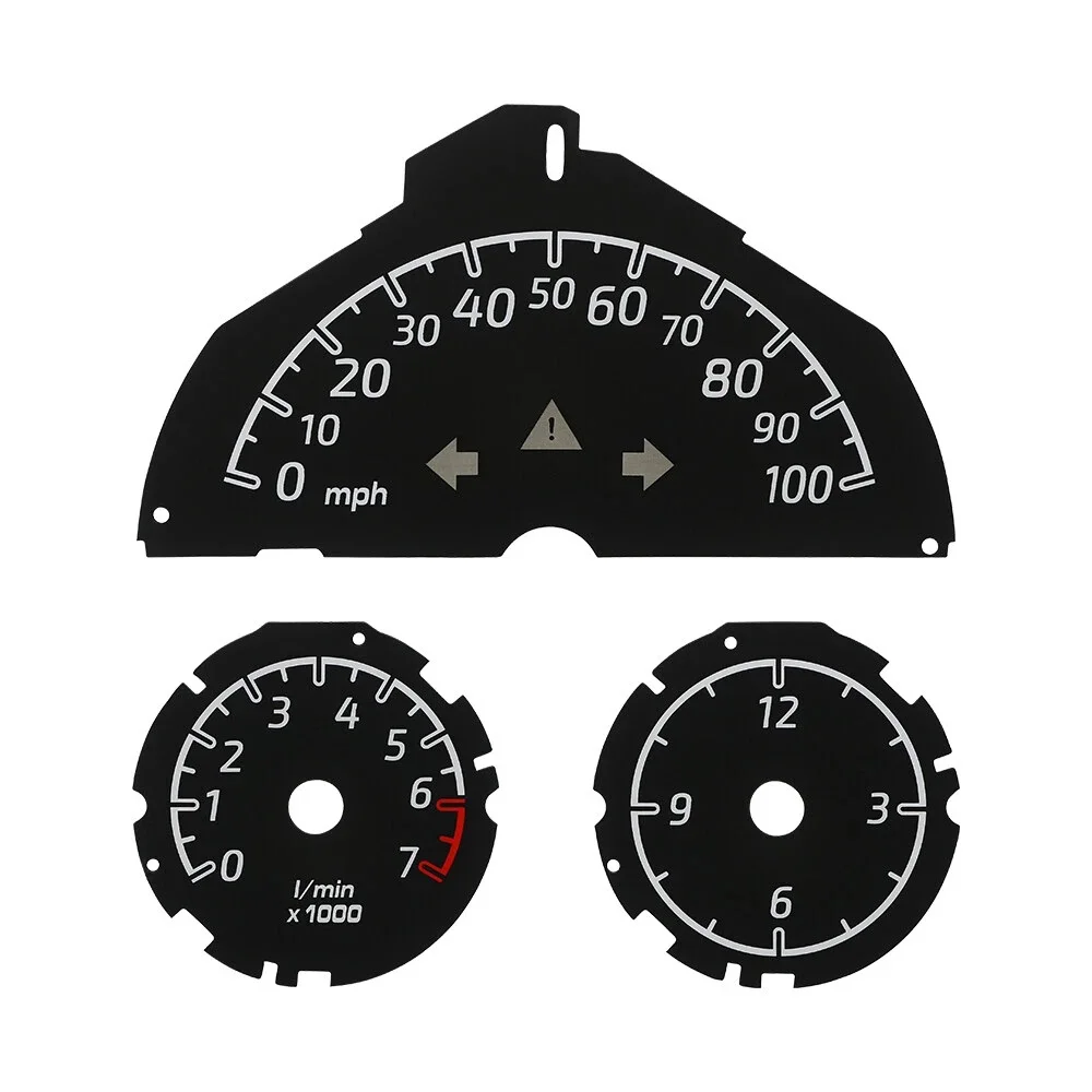 

100 mph Gauge Face for Smart Fortwo W451 Speedometer Tachometer and Clock