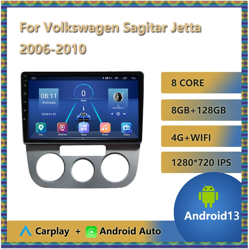 

Автомагнитола для VW Volkswagen Sagitar Jetta 2006 - 2010 с поддержкой Wi-Fi и GPS