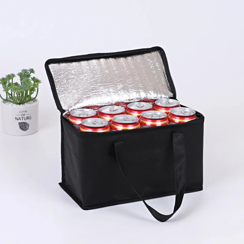 Description Picture 4 of itemPortable Lunch Cooler Bag Insulated Thermal Insulation Keep Cold Picnic Box Foldable Ice Pack Food Thermal Camp Cooking Supplies