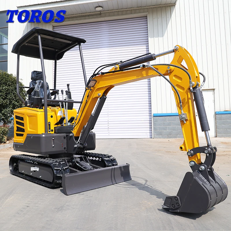 New Diesel Engine Mini Crawler Digger 2000kg High Quality Mini Excavator CE/EPA/EURO 1.8Ton Mini Small Bagger