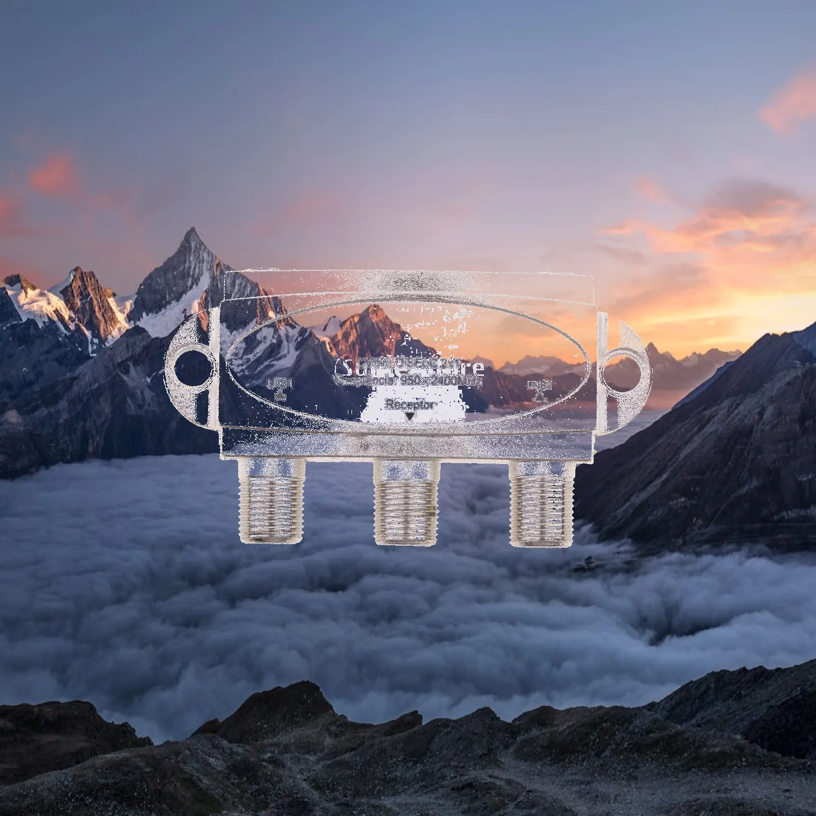 Dual Input Diseqc Switch 2x1 Nickel Plated Satellite Switch for Satellite Lnb Multi Receiver Connection