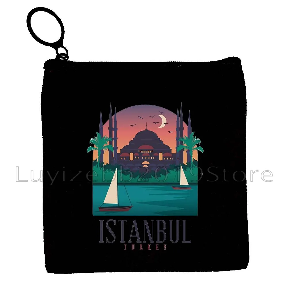 برشلونة برلين هافانا اسطنبول لندن المكسيك ميامي ميونيخ نيويورك باريس ريجيكا روما طوكيو البندقية محفظة نسائية للعملات المعدنية مفتاح القضية الحقيبة