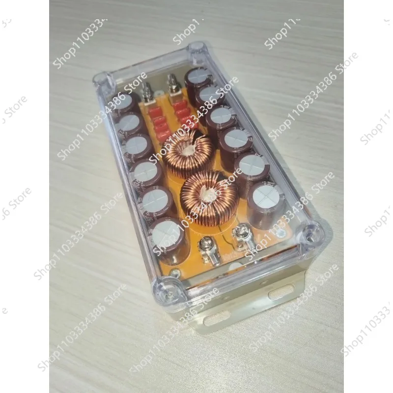 

Audiophile-grade DC Filter, Rated Working Voltage ≤ 25v, Maximum Working Current 30A, Suitable for Car Audio Modification,