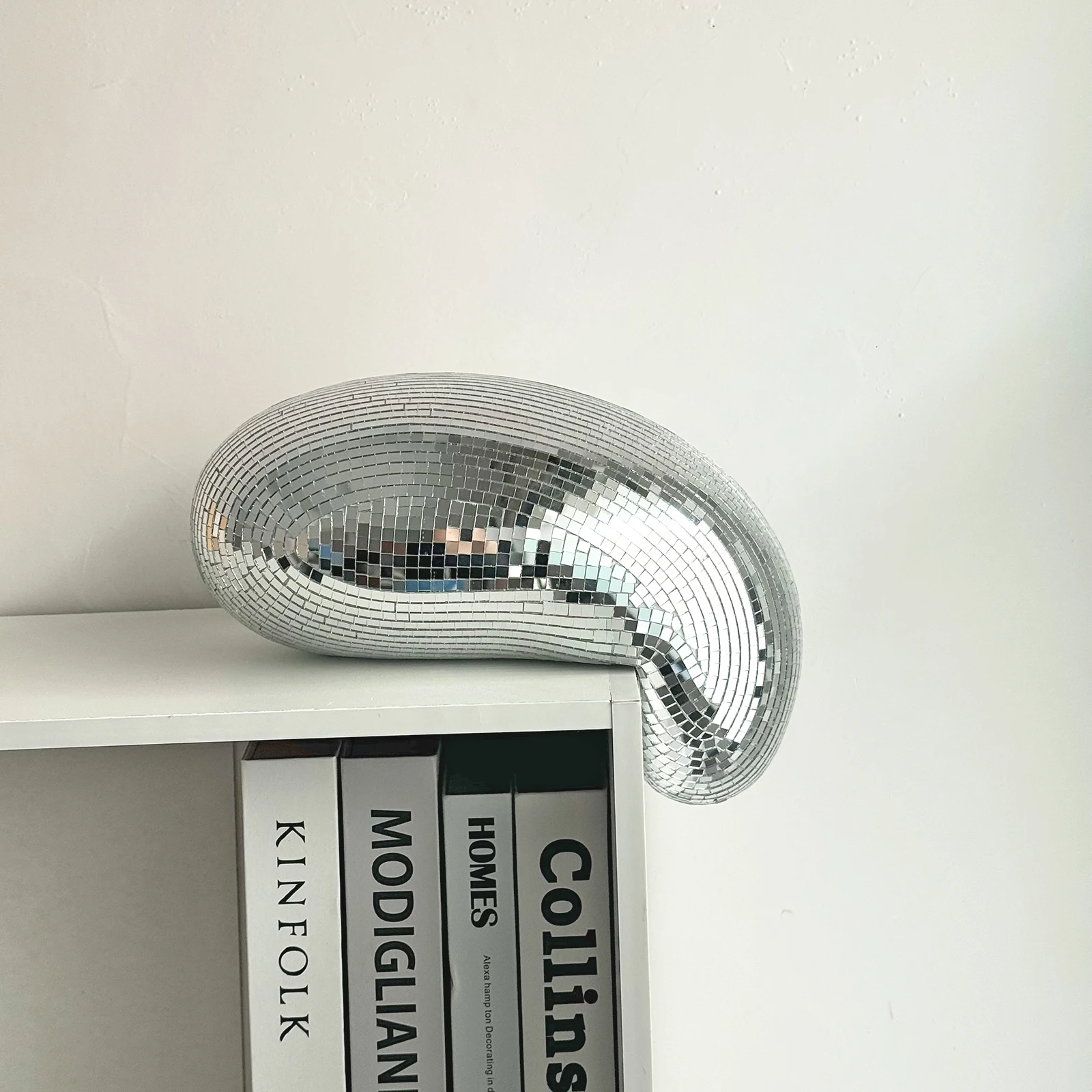 Boule disco fondue Décoration d'intérieur moderne Boule miroir faite à la main Décoration de pièce e