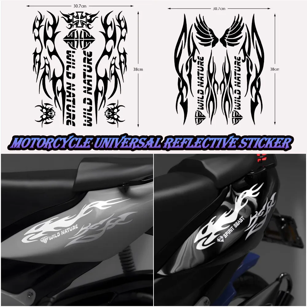 

Motorcycle Scooter Body Front Windshield Fuel Tank Helmet Decal Decals Accessori For Honda Click125 150 Wave125i 100