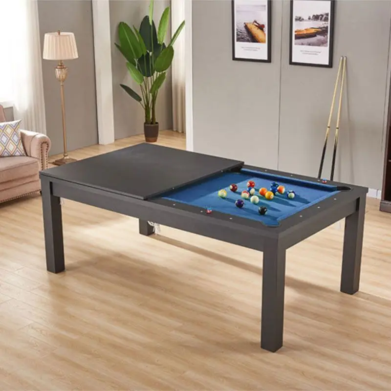 &c Classical Fashion 6f 7ft Multi Function Solid Wood Slate Top 3 in 1 Dining Pool Billiard Table