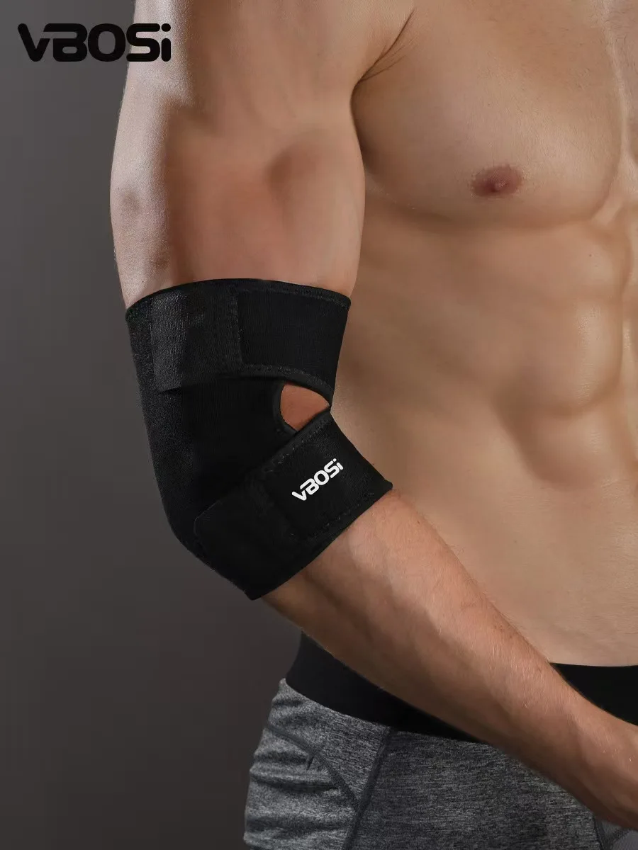 Vbosi Sports Elbow Protector Adult Athletic Outdoor Badminton Tennis Adjustable Pressure Protector view 4
