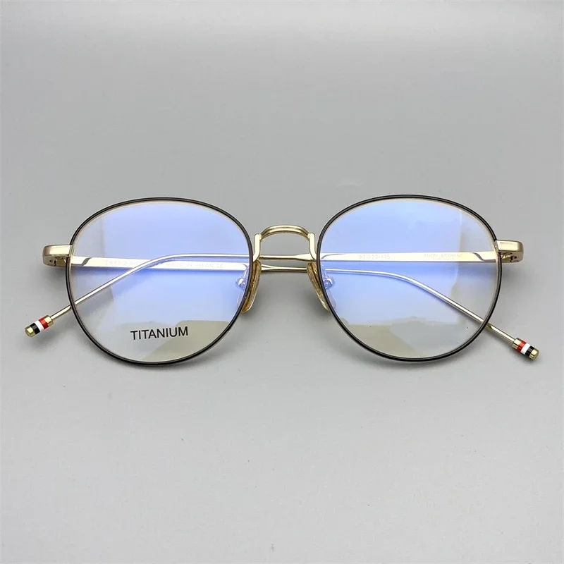 

Women's Eyeglass Frame Titanium Thom Brand TBX119 Optical Prescription Glasses Men Optical Lenses Optical Lenses For Men