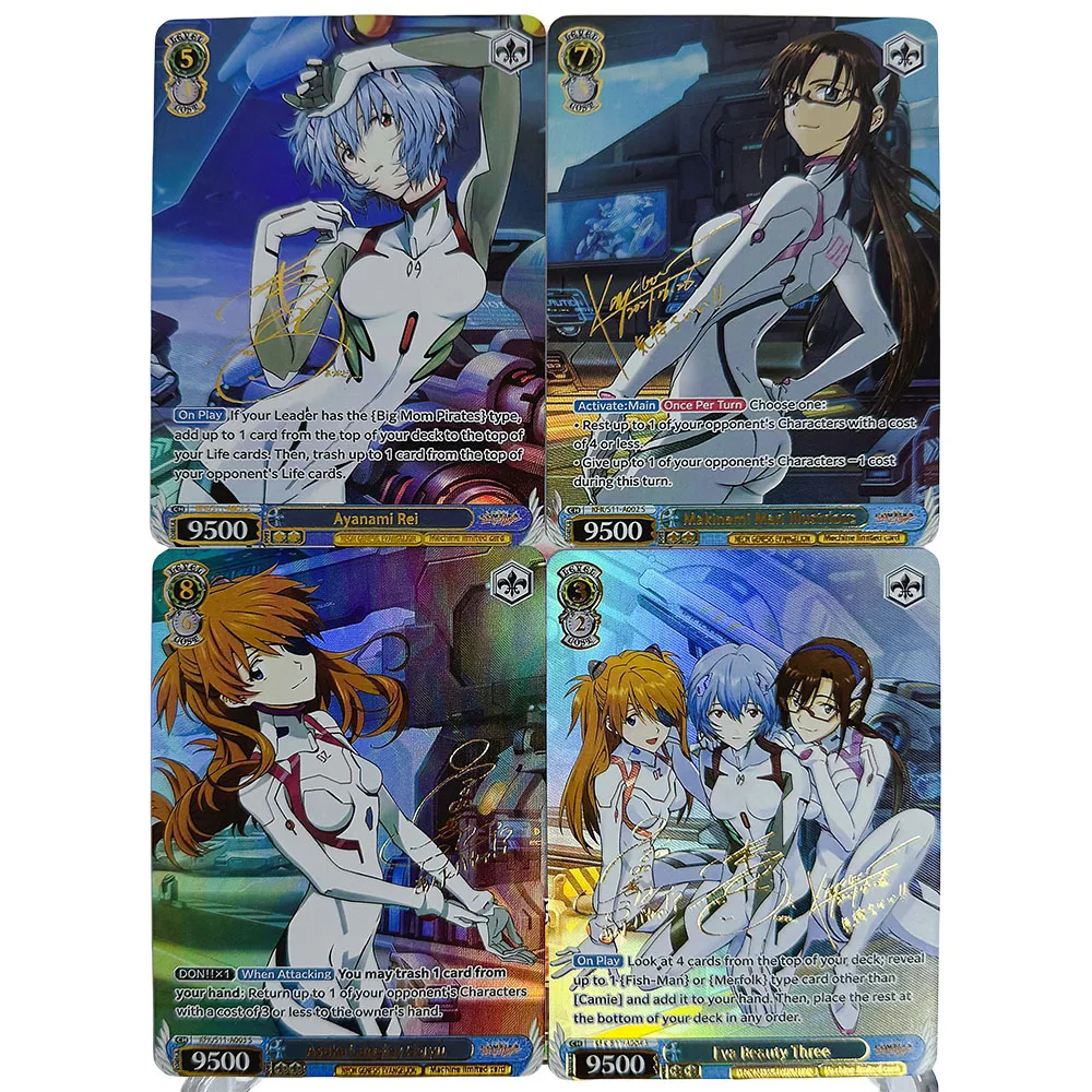 Anime Goddess Story DIY ACG Kamado Nezuko Fubuki Ayanami Rei Yor Forger Boy Games Toys Birthday Gifts Collectible Cards