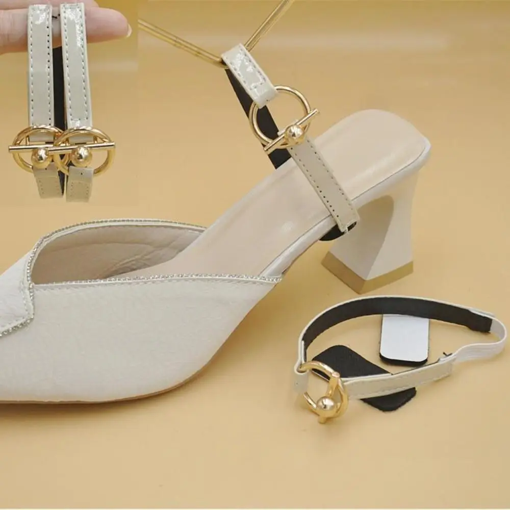 With Buckle Detachable Shoe Straps Elastic Band Holding Loose Heels Shoe Strap Belt High Heels Pumps Non-Slip Shoe Belt