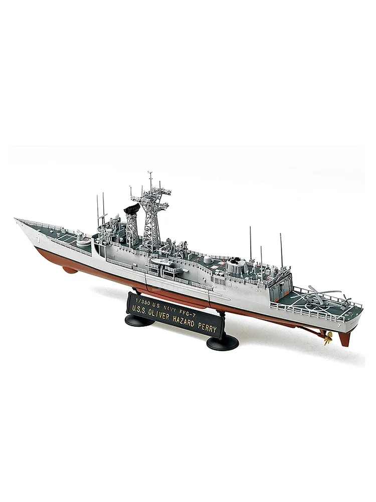 Academy Assembled Ship Model Kit 14102 American Perry-class FFG-7 Missile Frigate 1/350