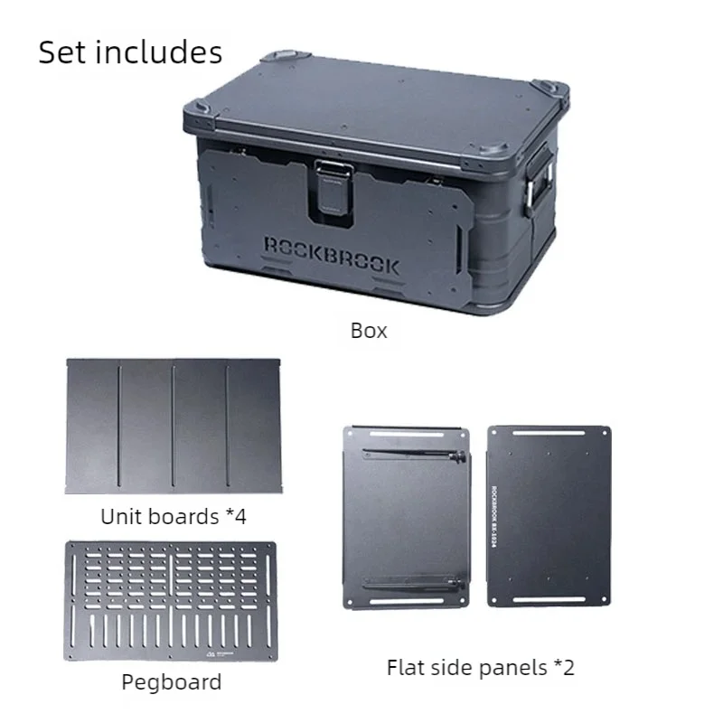 Rockbrook KA50pro صندوق تخزين للتخييم في الهواء الطلق صندوق قهوة للتخييم صندوق مادة سبائك الألومنيوم والمغنيسيوم #6
