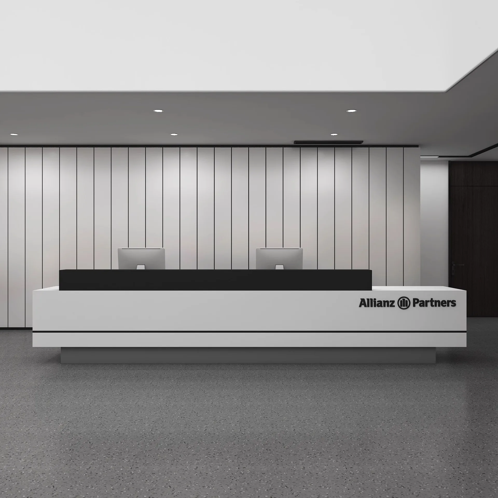 

Company Front Desk Reception Desk Simple Modern Paint Hotel Lobby Bar Checkout Page Dental Hospital Beauty Salon Dz